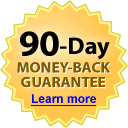 90-Day money-back guarantee